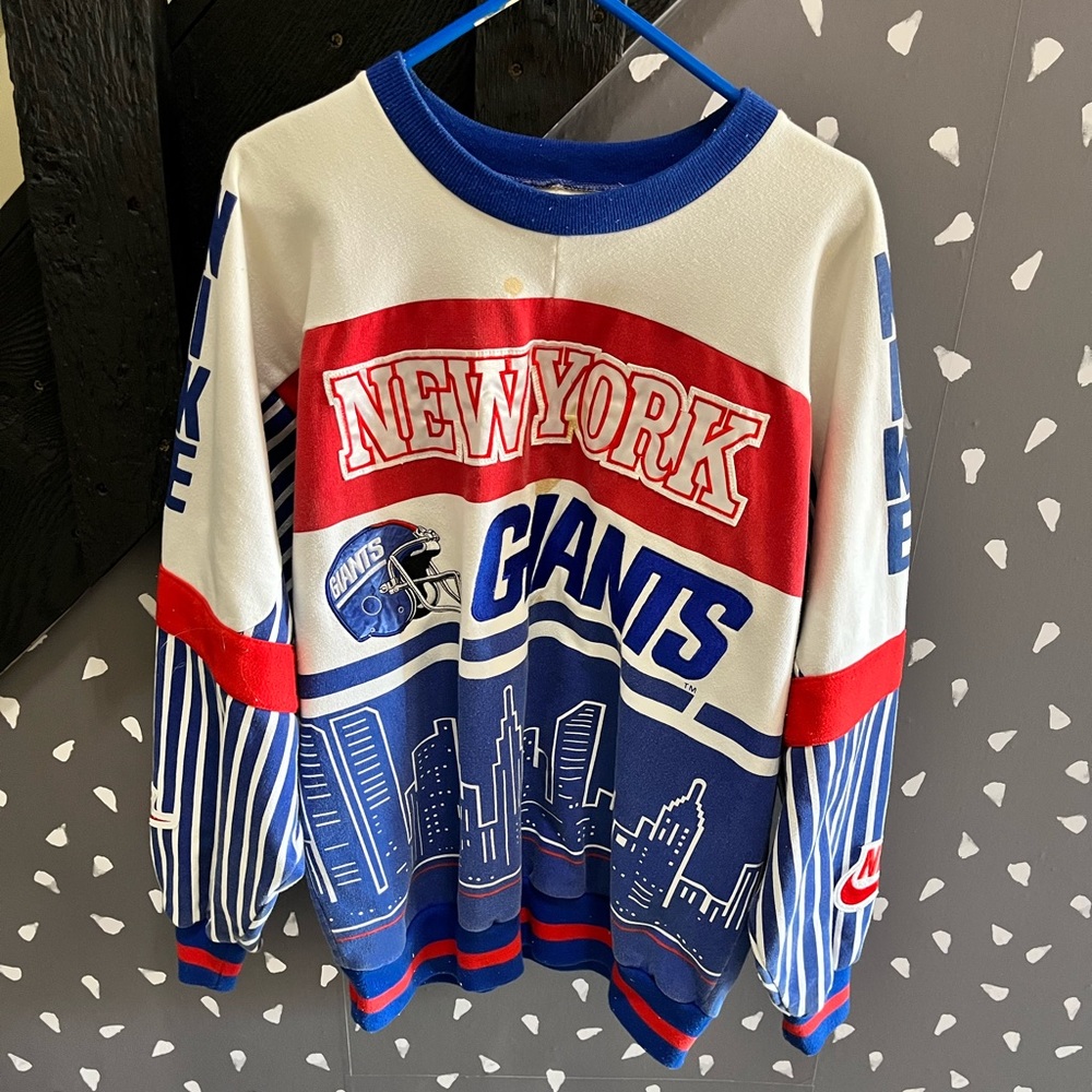 80s New York Giants Sweatshirt Vintage NFL Football Nike